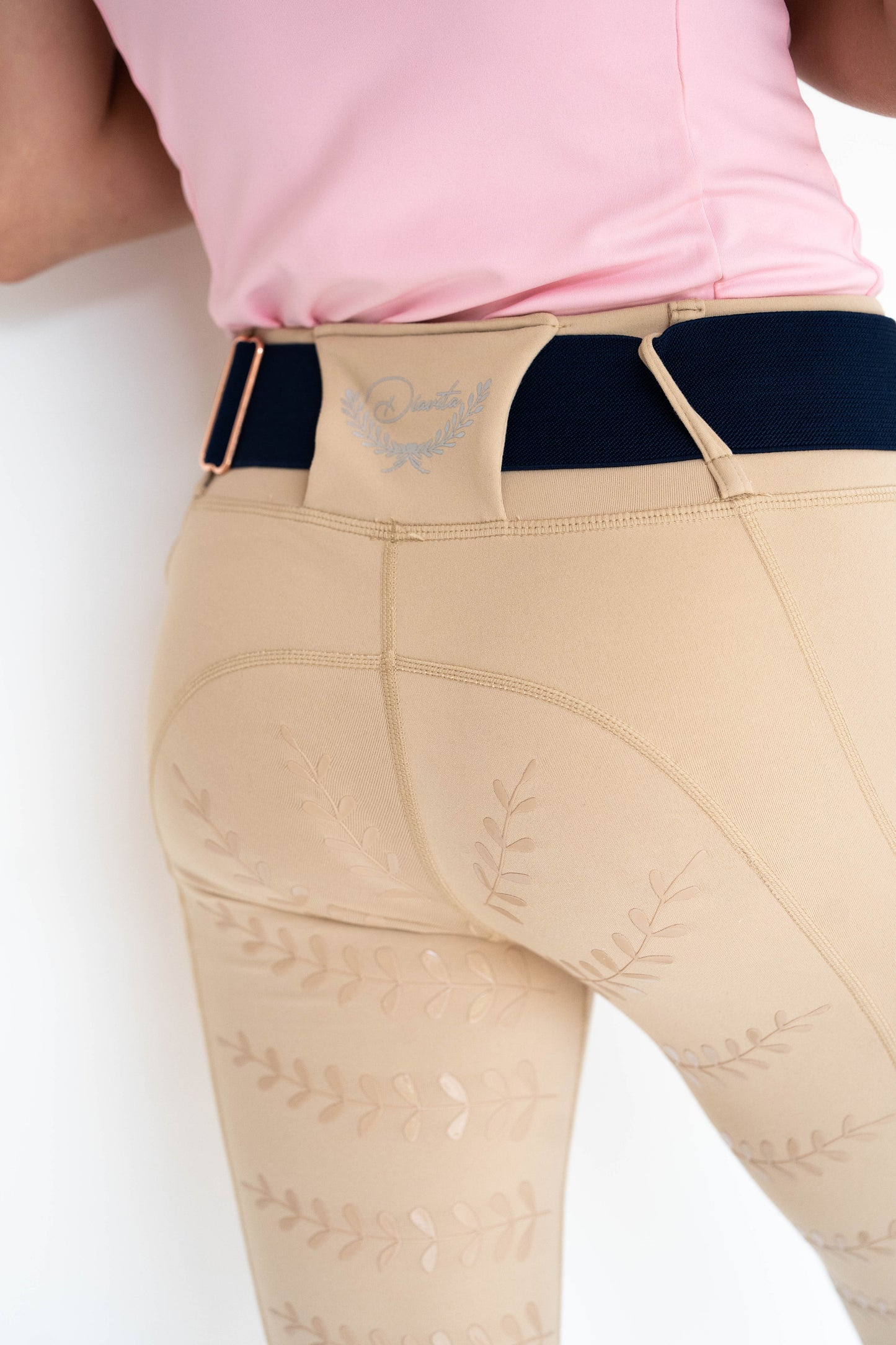 StrideFlex Riding Leggings - Tan