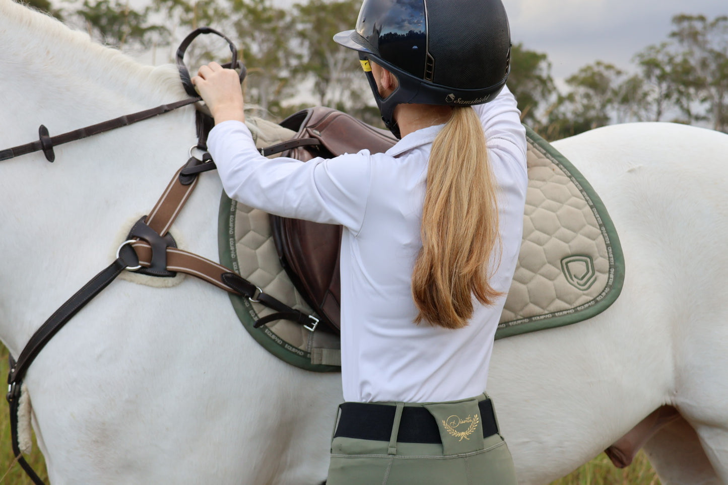 White Long-Sleeve Base Layer