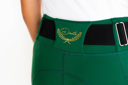 StrideFlex Riding Leggings - Emerald
